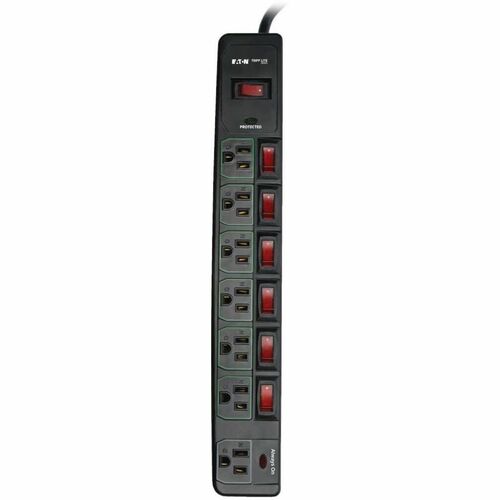 Tripp Lite by Eaton TLP76MSGB ECO-Surge 7-Outlet Surge Protector - 7 x