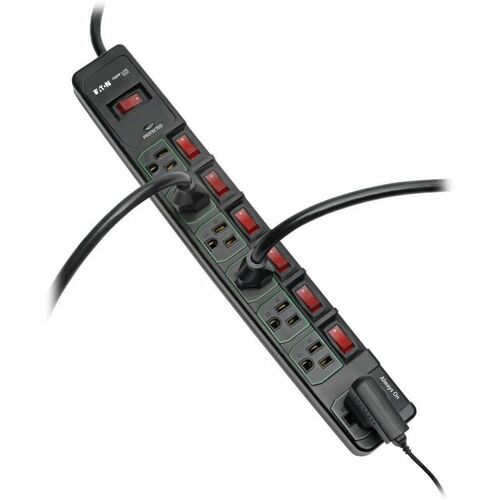Tripp Lite by Eaton TLP76MSGB ECO-Surge 7-Outlet Surge Protector - 7 x
