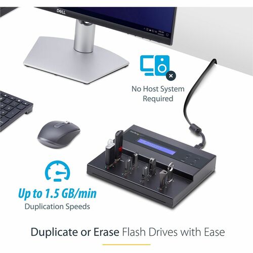 Duplicateur et effaceur USB autonome 1:7 de StarTech.com pour clés USB