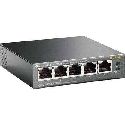 5 puertos sin administración, 10/100 MB, 4 puertos PoE, Ethernet, estándar, conmutador de red RJ45
