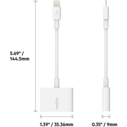 Belkin 3.5 mm Audio + Charge for iPhone and iPad L
