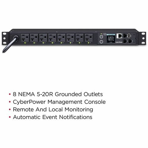 Cyber Power CyberPower PDU41002 Single Phase 100 - 120 VAC 20A Switche