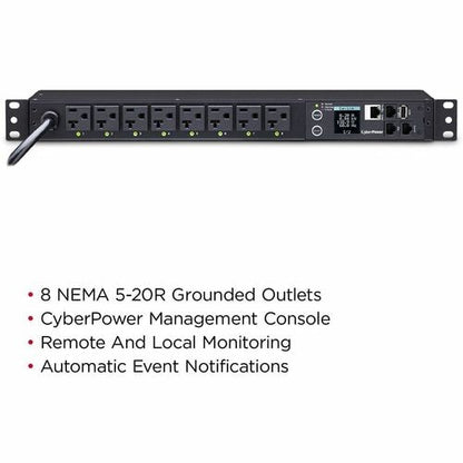 Cyber Power CyberPower PDU41002 Single Phase 100 - 120 VAC 20A Switche