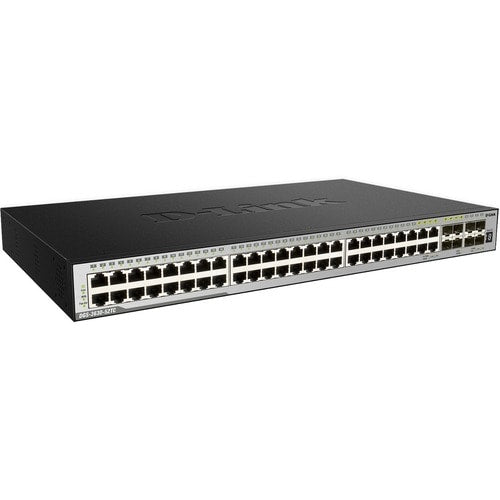 Switch PoE+ L3 de 48 puertos GB con 4 puertos SFP combinados, 4 puertos SFP+ de 370 W, imagen estándar