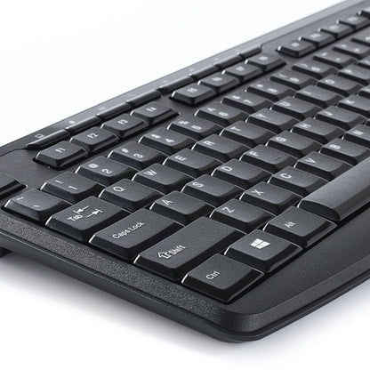 Ratón y teclado inalámbricos silenciosos Verbatim - Negro - USB inalámbrico RF