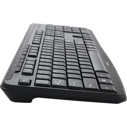 Ratón y teclado inalámbricos silenciosos Verbatim - Negro - USB inalámbrico RF