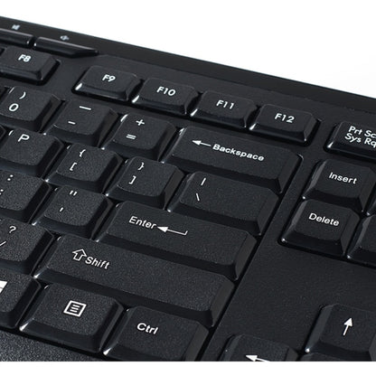 Ratón y teclado inalámbricos silenciosos Verbatim - Negro - USB inalámbrico RF