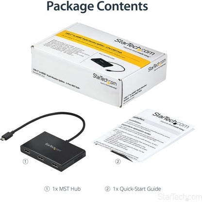 Adaptateur multi-écrans USB-C 3 ports StarTech.com