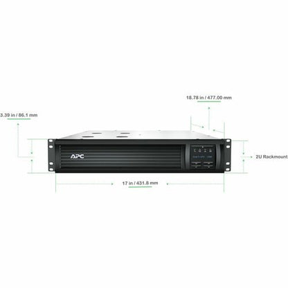 Onduleur APC by Schneider Electric Smart-UPS 1500 VA LCD RM 2U 120 V avec SmartCo