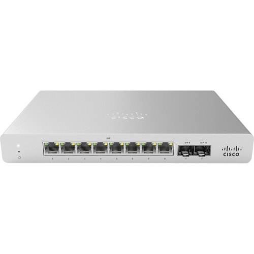 COMMUTATEUR POE 8X GIGE 64 W MERAKI MS120-8LP 1G L2 GÉRÉ PAR LE CLOUD