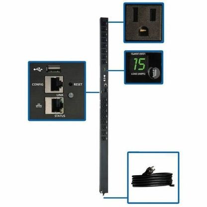 Unité de distribution d'alimentation Tripp Lite by Eaton PDUMV15NETLX 16 prises - Commutée - NEMA 5-15P