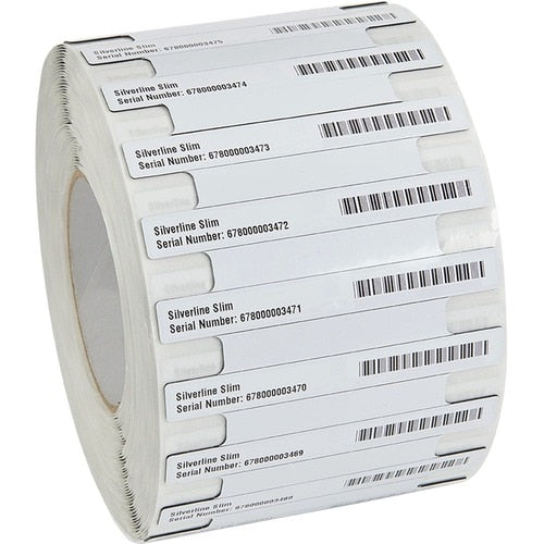 Zebra Silverline Slim RFID Label - 3 15/16\" (100.08 mm) Width x 33/64\" (12.95