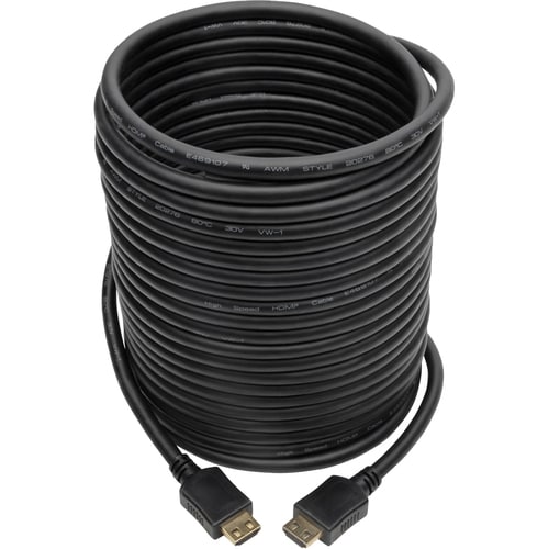 Cable HDMI de alta velocidad de Tripp Lite by Eaton, 9.1 m (30 pies), con conectores de agarre - 4K, M/M, negro