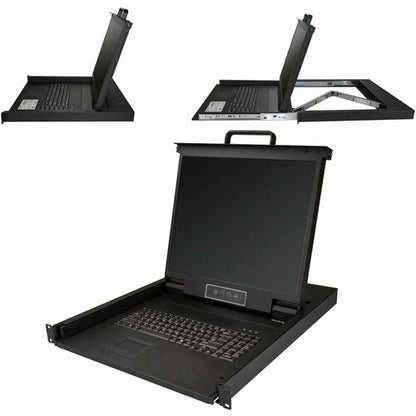 CONSOLA KVM DE UN SOLO PUERTO 19 EN 1U PARA RACK SVR VGA KVM