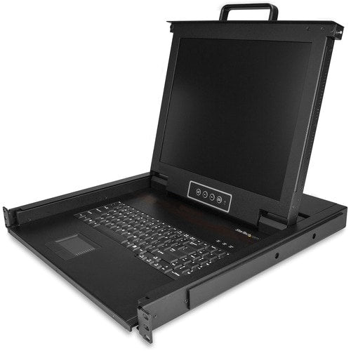 CONSOLA KVM DE 17 PULGADAS Y 1 PUERTO PARA MONTAJE EN RACK, CON SOPORTE PARA LCD, CABLE INCLUIDO