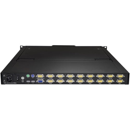 CONSOLA KVM DE 16 PUERTOS PARA SERVIDOR RACK MONTAJE EN RACK LCD 19 PULGADAS 1U