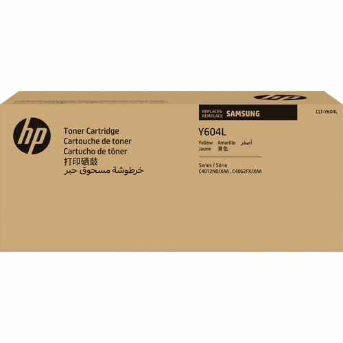 HP CLT-Y604L Laser Toner Cartridge - Yellow Pack - 10000 Pag