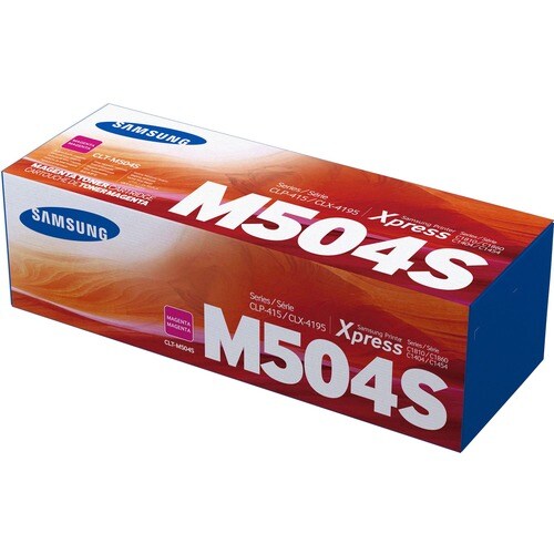 Samsung CLT-M504S (SU296A) Toner Cartridge - Magenta - 1800