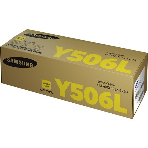 Cartucho de tóner amarillo de alto rendimiento Samsung CLT-Y506L