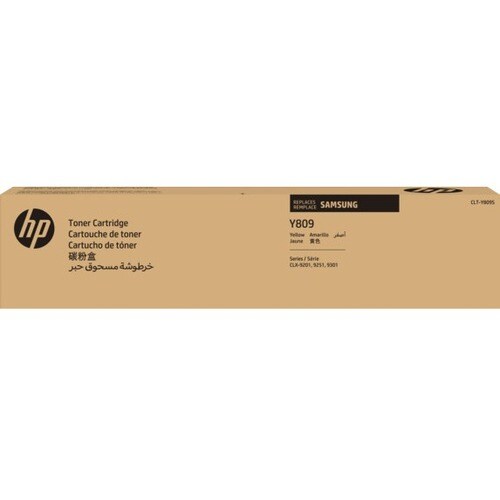 Samsung CLT-Y809S Original Laser Toner Cartridge - Yellow Pa