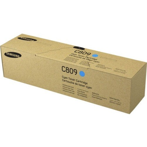 Samsung CLT-C809S Laser Toner Cartridge - Cyan Pack - 15000