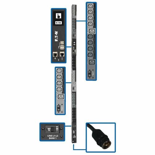 Tripp Lite by Eaton PDU3EVSR6L2130 30-Outlet PDU - Switched - NEMA L21