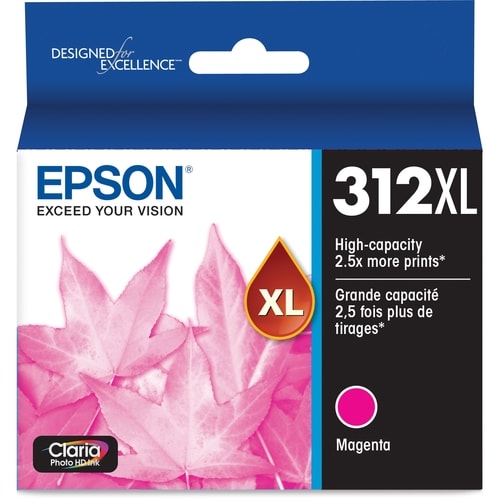 Cartouche d'encre jet d'encre d'origine Epson Claria Photo HD T312XL -