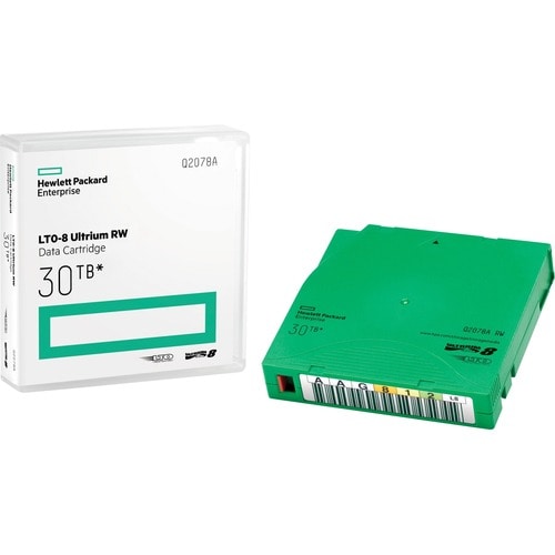HPE LTO Ultrium-8 Data Cartridge - LTO-8 - Rewritable - Labe