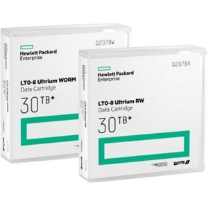 Cartouche de données HPE LTO-8 Ultrium 30 To WORM - LTO-8 - WORM -