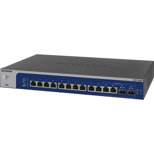 Switch Ethernet RJ45 de 12 puertos inteligentes multipuerto de 10 GB/MULTI-GB