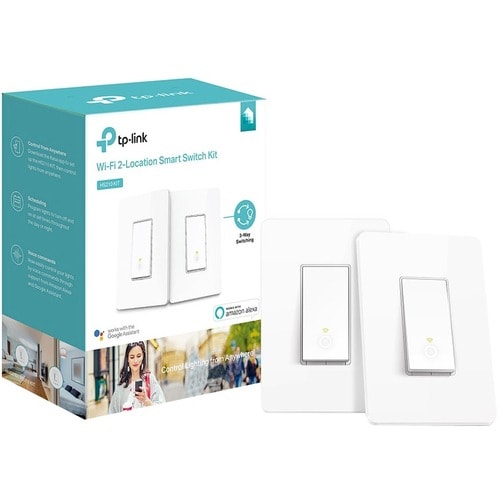 Interruptor de luz inteligente Wi-Fi Kasa, 3