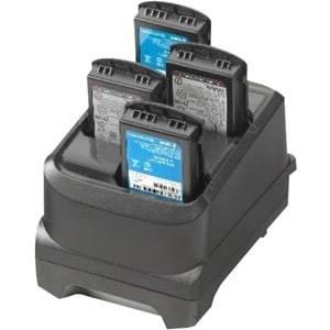 Cargador de batería Zebra Multi-Bay - Entrada de 12 V CC - 4 baterías - Tamaño de batería patentado