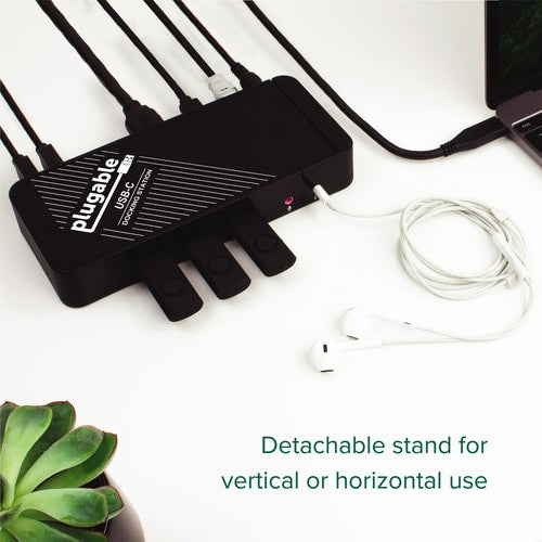 Plugable USB C Docking Station with Charging, Comp