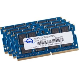 64,0 Go (4 x 16 Go) OWC PC4-19200 DDR4 2400 MHz 260 broches CL17 SO-DIMM