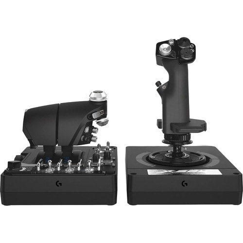 Manette de simulation d'accélérateur et de manche Logitech X56 HOTAS RGB