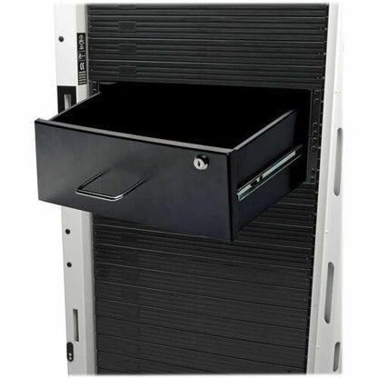 BOÎTIERS DE RANGEMENT À TIROIRS VERROUILLABLES POUR MONTAGE EN RACK 4U / CADRE OUVERT