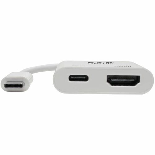 Tripp Lite by Eaton U444-06N-H4K6WC USB-C 3.1 to HDMI 4K Adapter, M/F, White - 6\" (152.40