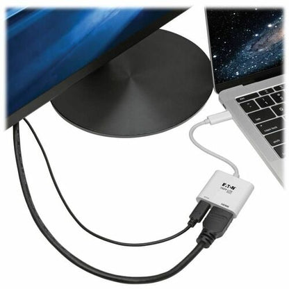 Tripp Lite by Eaton U444-06N-H4K6WC USB-C 3.1 to HDMI 4K Adapter, M/F, White - 6\" (152.40