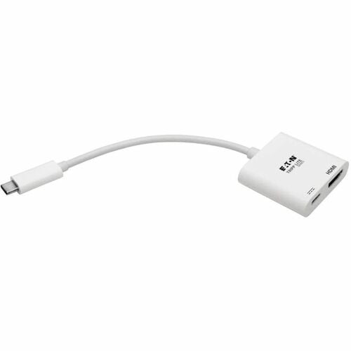Tripp Lite by Eaton U444-06N-H4K6WC USB-C 3.1 to HDMI 4K Adapter, M/F, White - 6\" (152.40
