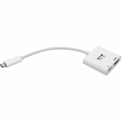 Tripp Lite by Eaton U444-06N-H4K6WC USB-C 3.1 to HDMI 4K Adapter, M/F, White - 6\" (152.40