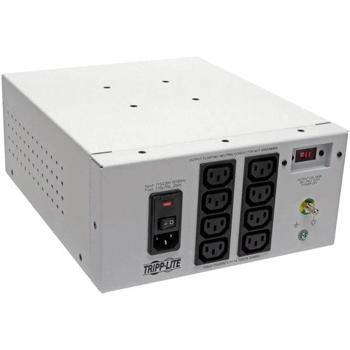 TRANSFORMADOR DE AISLAMIENTO HOSPITAL DOBLE TENSIÓN 115/230V 1000W 8 C13