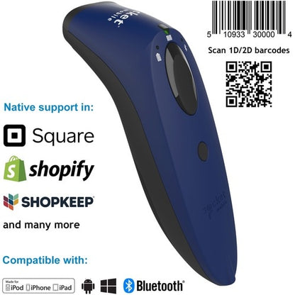 SocketScan® S740, lecteur de codes-barres imageur 1D/2D, bleu - S740, lecteur de codes-barres imageur 1D/2D