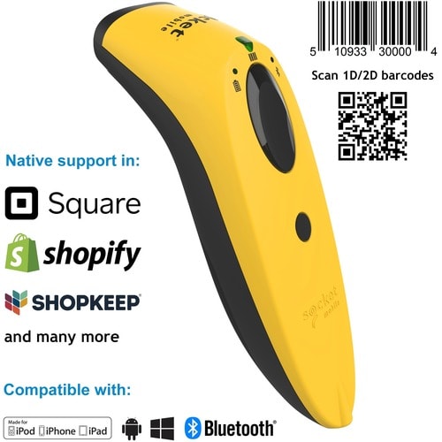 SocketScan® S740, lecteur de codes-barres imageur 1D/2D, jaune - S740, lecteur de codes-barres imageur 1D/2D