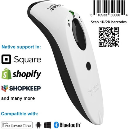 SocketScan® S740, lecteur de codes-barres imageur 1D/2D, blanc - S740, imageur 1D/2D Barco