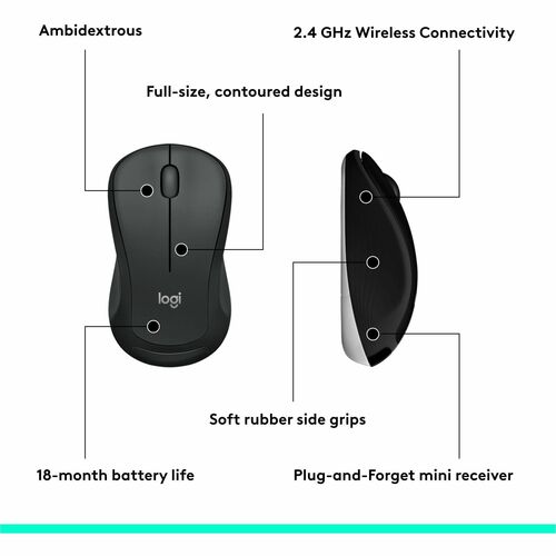 Ensemble clavier et souris sans fil avancé Logitech MK540 pour Windows,