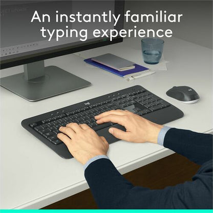 Ensemble clavier et souris sans fil avancé Logitech MK540 pour Windows,