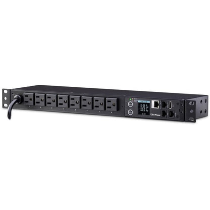 CyberPower PDU31001 Monitored PDU, 100-120V, 15A, 8 NEMA 5-15R Outlets