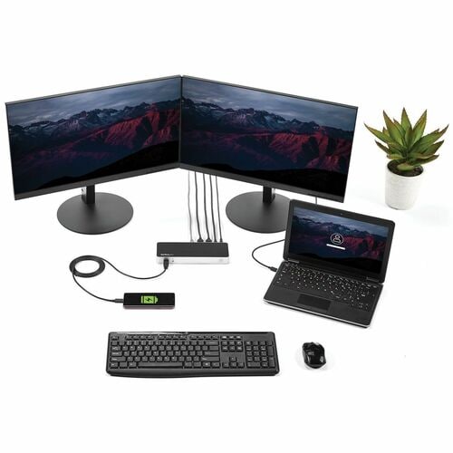 StarTech.com Dual Monitor USB C Docking Station w/