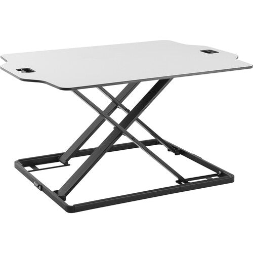 CONVERTISSEUR DE BUREAU ASSIS-DEBOUT POUR ORDINATEUR PORTABLE, CLAVIER ET MONITEUR