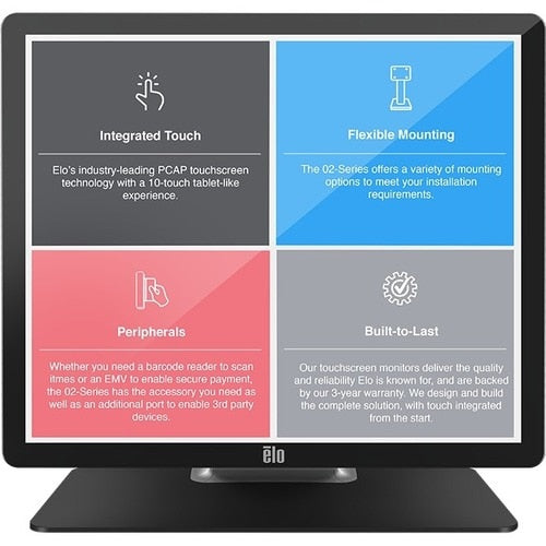 Monitor táctil LCD Elo 2402L - 16:9 - 15 ms - 23,8" visibles - C proyectada